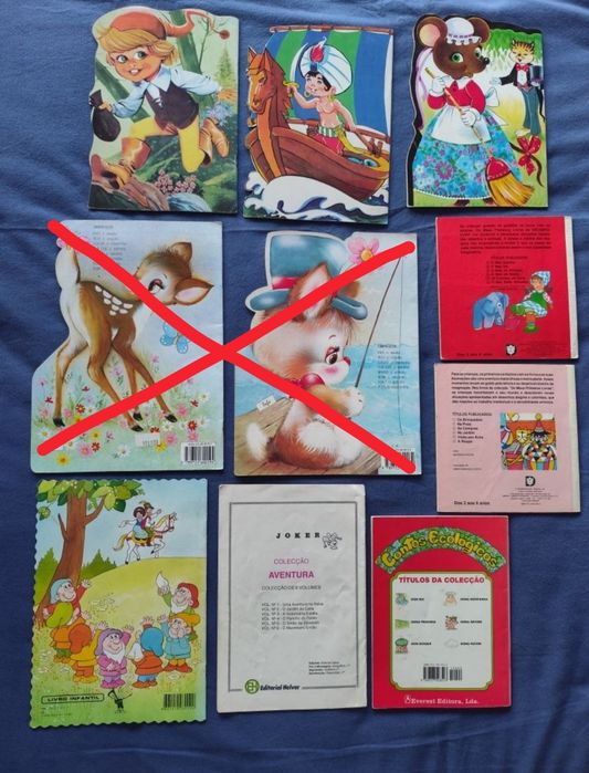 Lote de 8 livros infantis