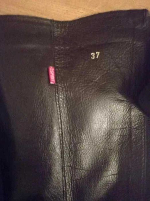 Kozaki r 37 - wiosenne, skóra naturalna