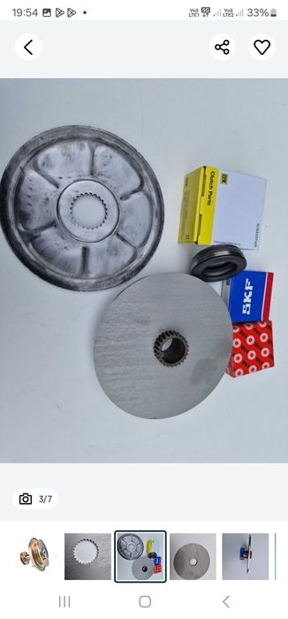 Zestaw naprawczy sprzęgła kosiarki traktorka MTD Partner Gutbrod