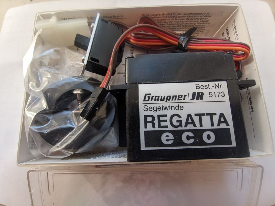 Вітрильна лебідка з сервоприводом Graupner Regatta Eco