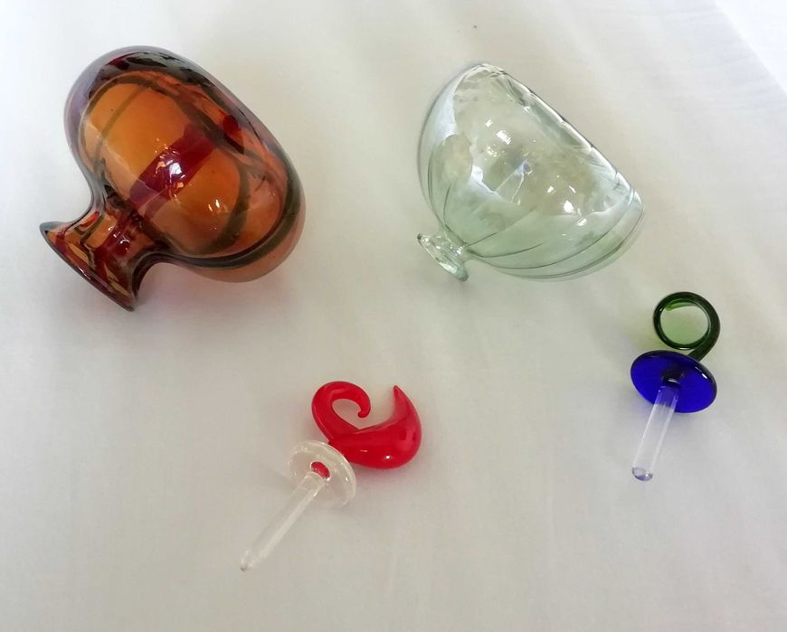 Frasco de Perfume antigo em Vidro Murano