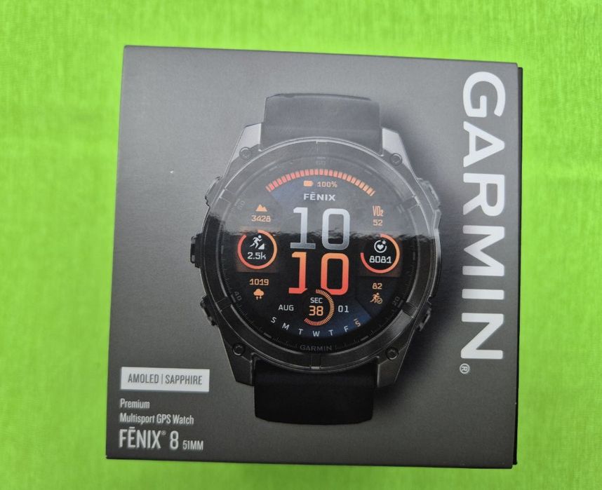 Годинник Garmin Fenix 8 Amoled 51 mm Sapphire (010-02905-21)