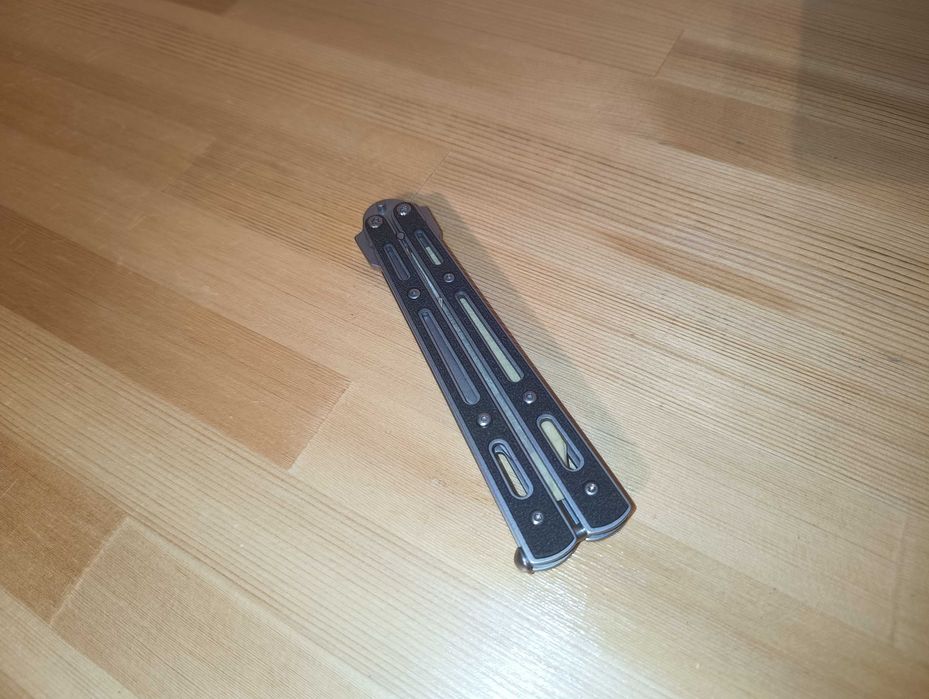Nóż Motylkowy treningowy Motylek Butterfly Balisong JKR 200