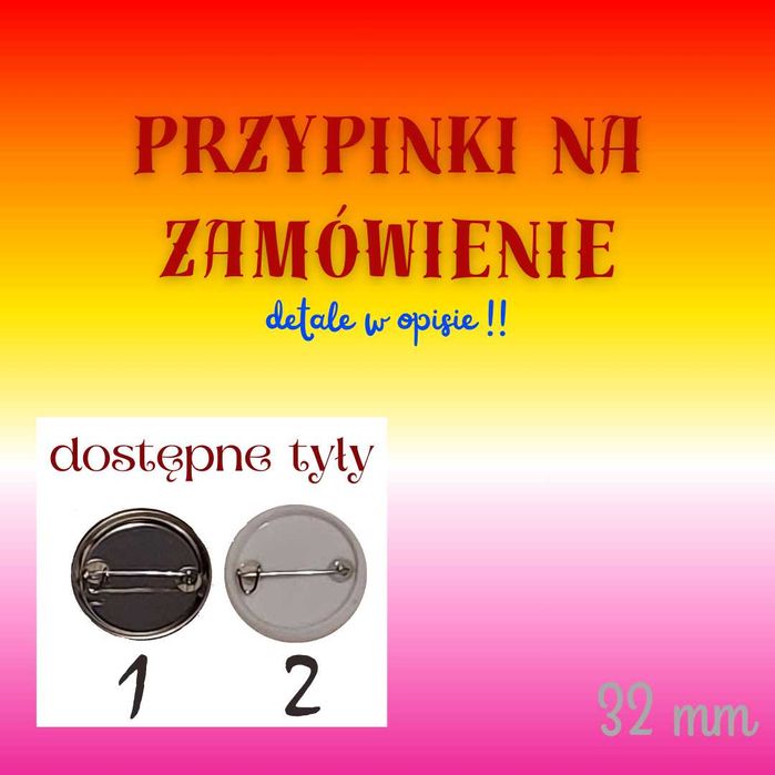 przypinki na zamów.