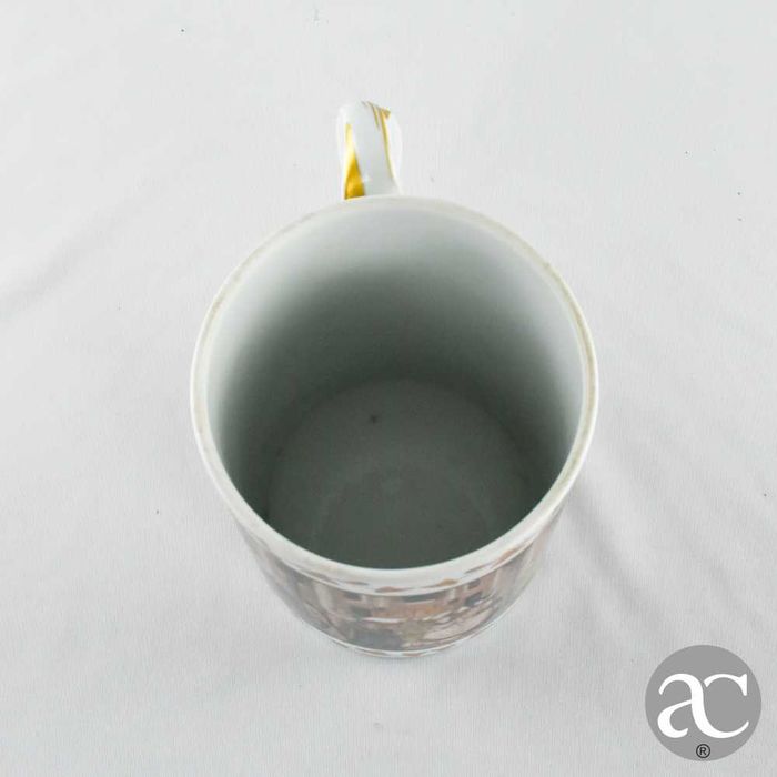 Caneca do 6º centenário da Aliança Luso-Inglesa porcelana Vista Alegre