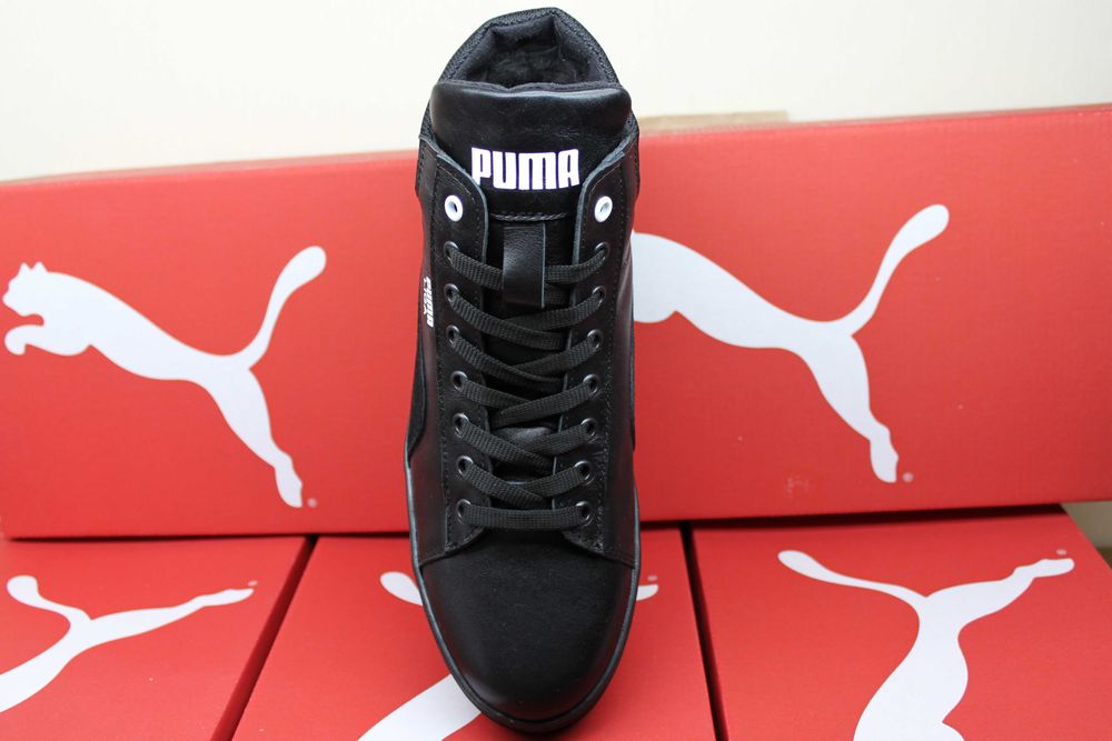 PUMA - зимние кроссовки- кеды- ботинки- кросівки на меху.(2-2кожа.мех)