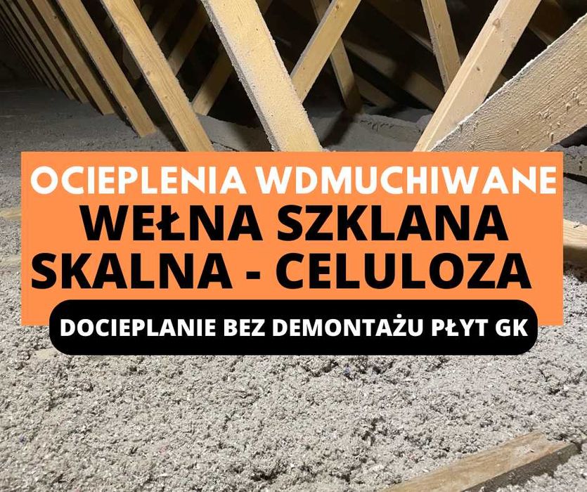 Ocieplenie Piana, Docieplanie Celuloza, Naprawa Termoizolacji po kunie