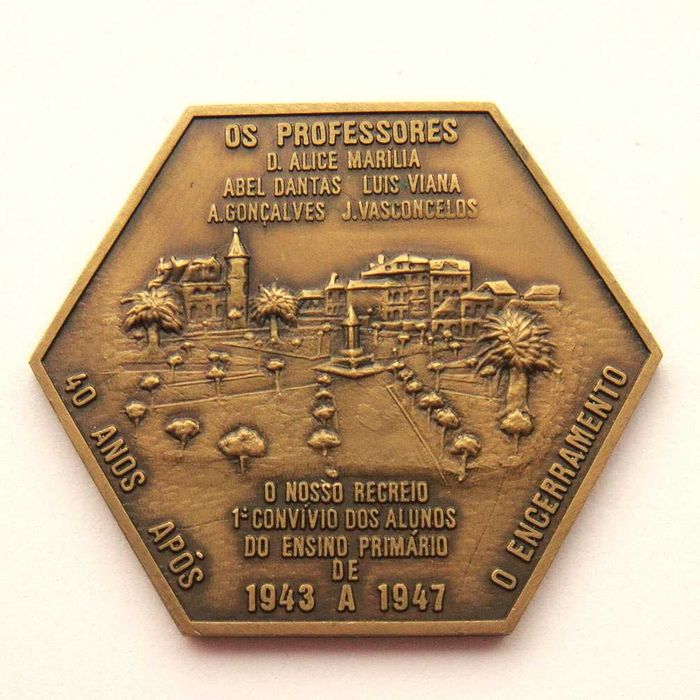 Medalha de Bronze Escola nº3 da Póvoa de Varzim 40 Anos 1987
