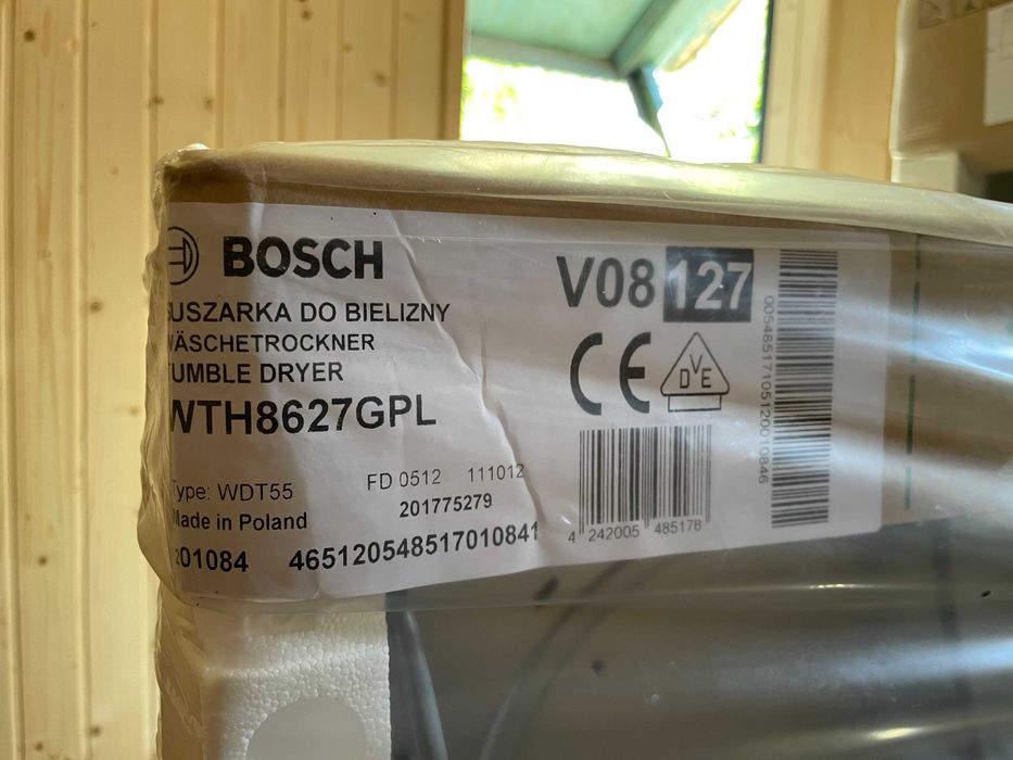 Сушильна машина Bosch WTH8627GPL Нові! Запечатані!