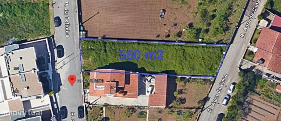 Terreno Urbano à Venda | 560 m2 | Castêlo da Maia – Maia