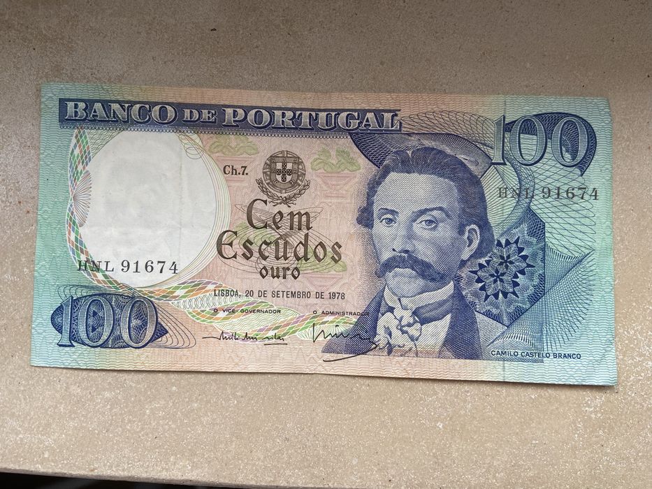 2 Notas 100 Escudos 1978