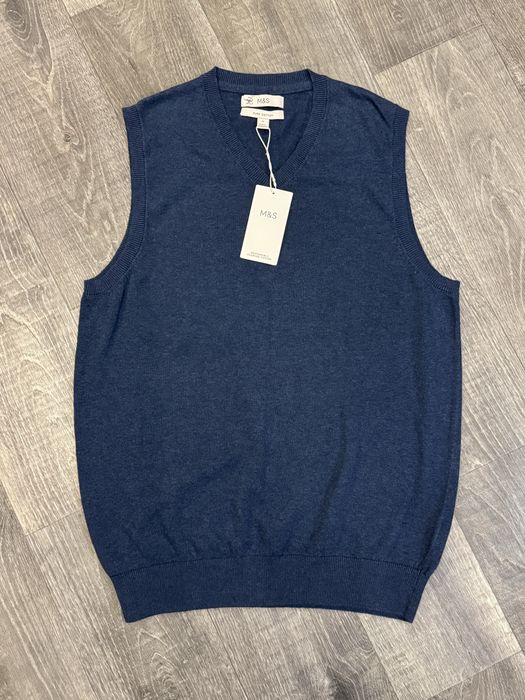 Чоловічий жилет M&S Marks & Spencer бавовна M новий