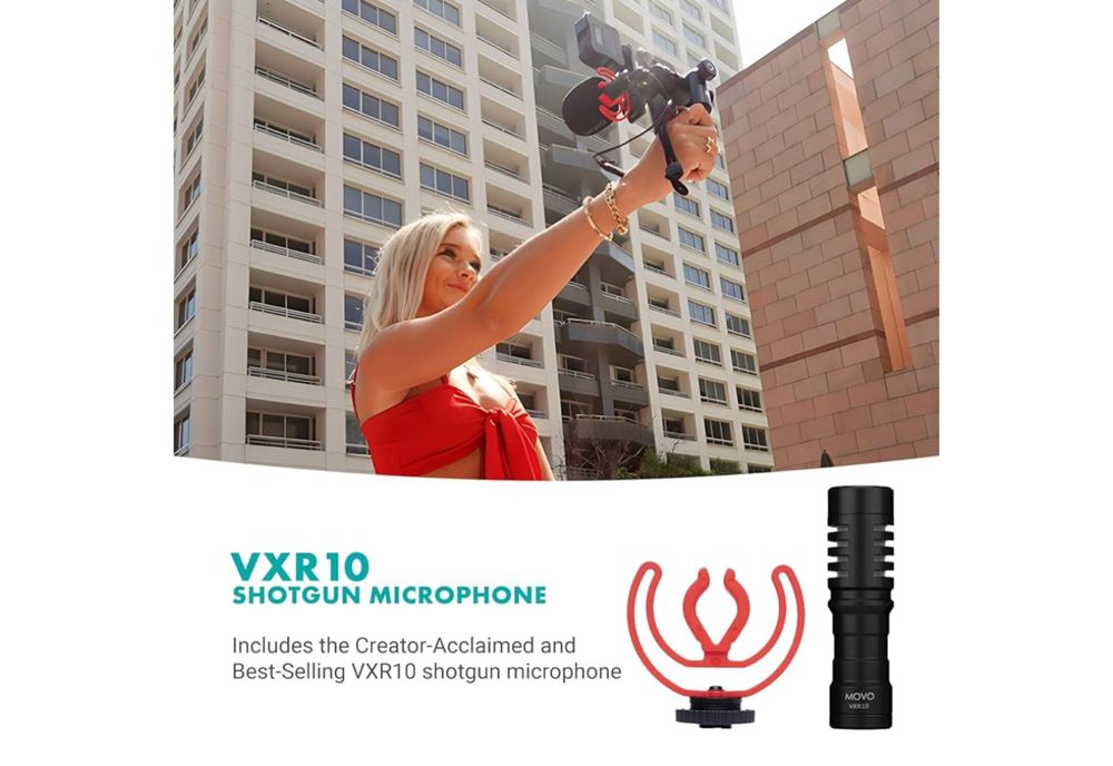 Movo Zestaw do vlogowania iVlogger-PRO dla iPhone'a/Androida