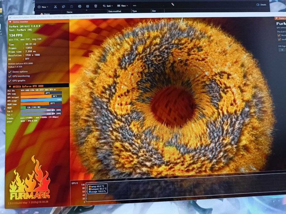 EVGA RTX 3080 10GB з дефектом