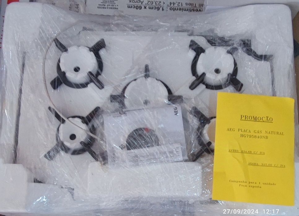Placa de Gaz Natural AEG Nova