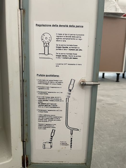 Maquina industrial de chantilly