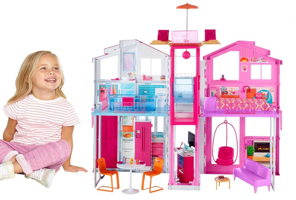 Ляльковий будиночок Barbie Townhouse Міський будинок мрії Малібу DLY32