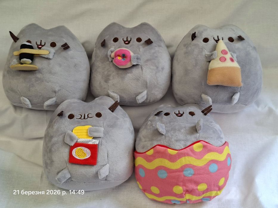 Пушин кет pusheen пушин кет кіт котик с пиццой суши пончиком панкейк