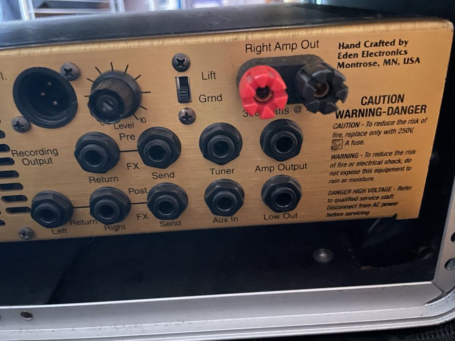 Eden WT-600 head + Gator Transporter