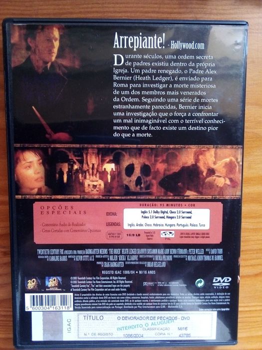 O Devorador de Pecados, Heath Ledger, Peter Weller