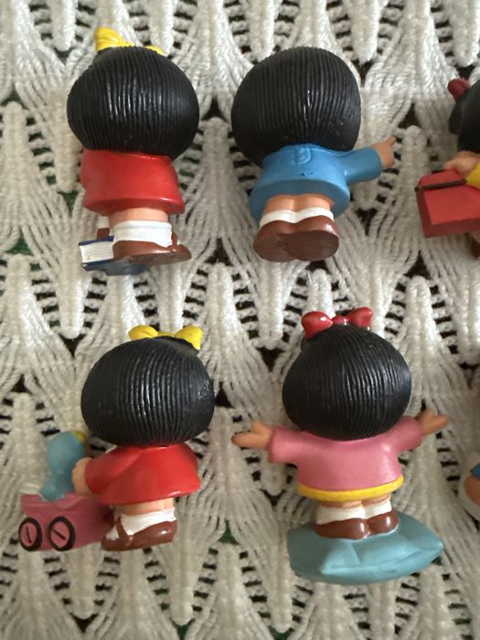 Bonecos Mafaldinha (Quino) vintage