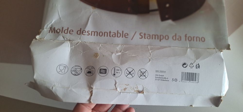 Tarteira de silicone