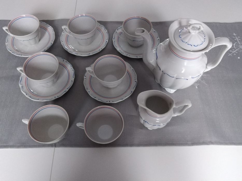 Porcelanowy zestaw Wałbrzych PRL