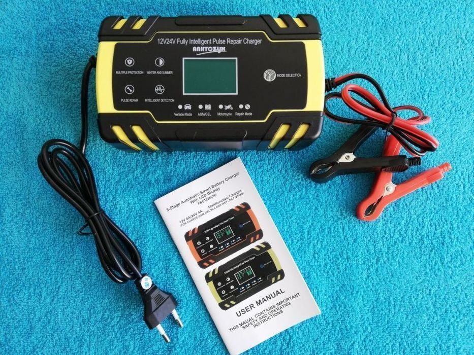 Carregador Estabilizador Baterias Inteligente 12v / 24v - 8A