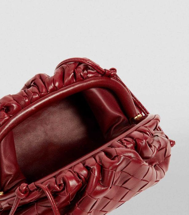 Міні клатч Bottega Veneta Mini Pouch Burgundy