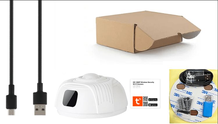 Ukryta KAMERA WIFI w formie czujnika dymu DETEKCJA RUCHU MK020