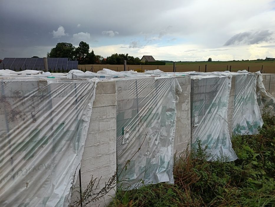 Suporex pustaki h+h  połowki kl.600 nowe 15 palet