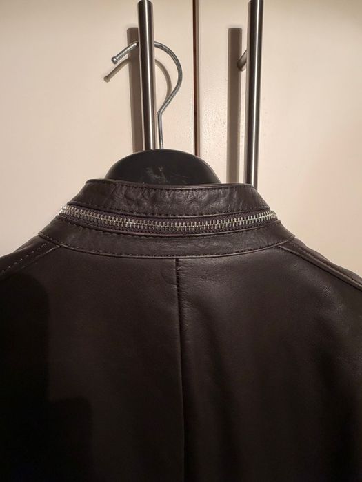 Blusão castanho Pele  Diesel tamanho XS (44)