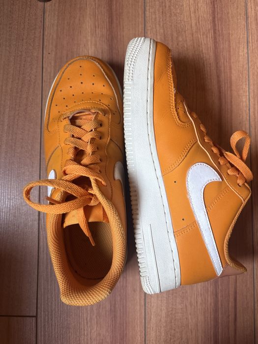 nike air force AF1 low 07 essential orange peel