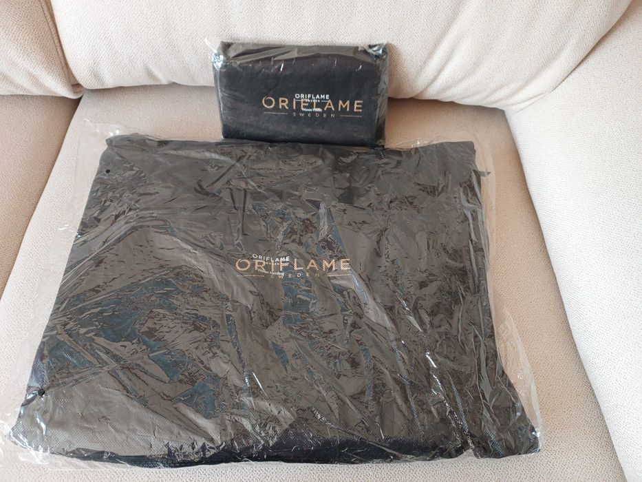 Torebka czarna + portfel - nowy komplet Oriflame.