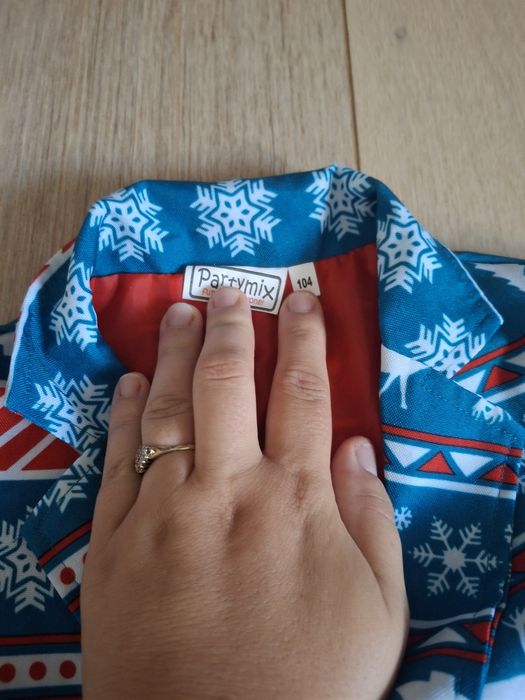 Garnitur świąteczny dla chłopca