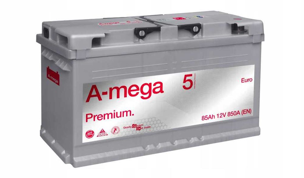 Nowy akumulator Amega 5 85Ah 850A - Varta Bosch Centra