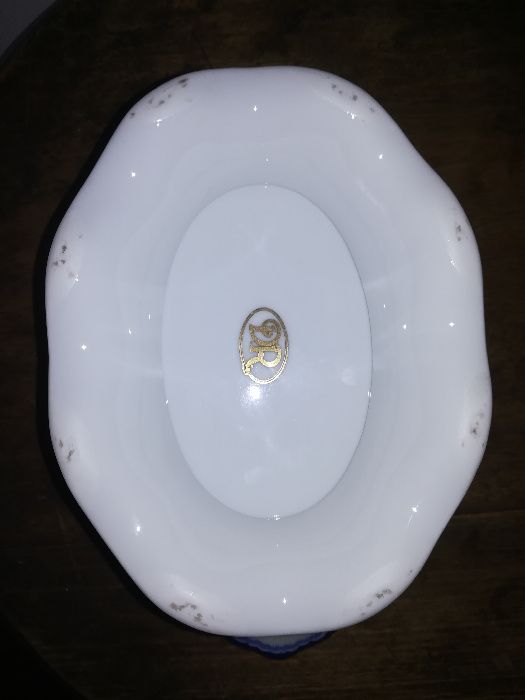 Terrina Porcelana DR, Porta velas flutuantes ou Castiçal em Vidro