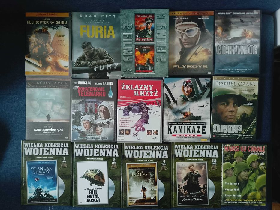 Pakiet filmów wojennych dvd