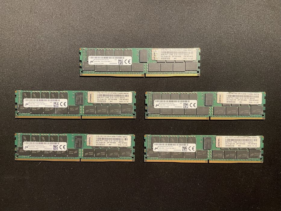 RAM 32GB ddr4 PC4-2133 MTA36ASF4G72PZ-2G1A1 ECC