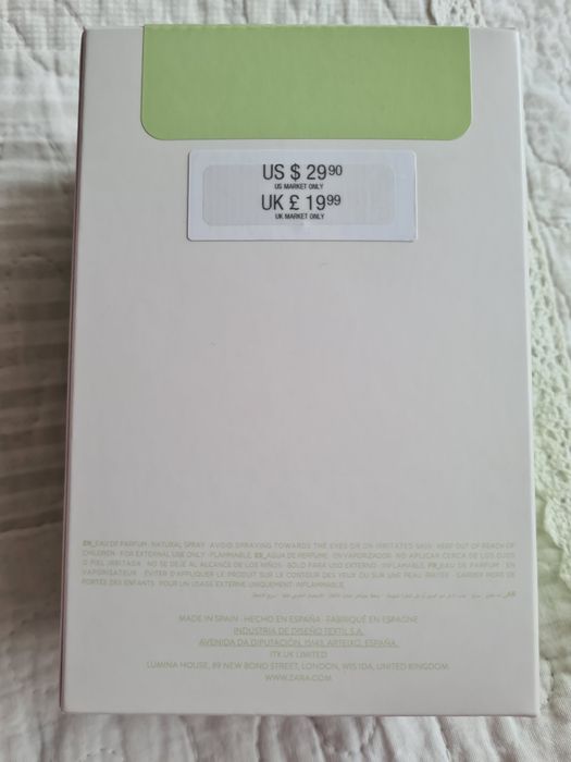 Pistachio Infusion Zara