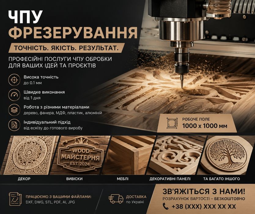 Послуги фрезерування