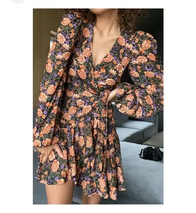 Laurella valencia sukienka kopertowa s