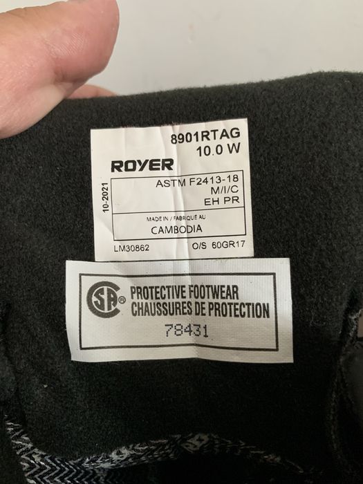 Чоботи, Ботинки Royer