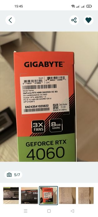 Rtx 4060 Gigabyte OC на гарантии