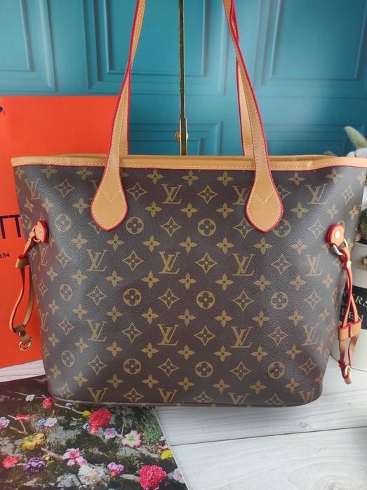 Жіноча сумка Louis Vuitton Neverfull женская сумка шопер Луи Витон