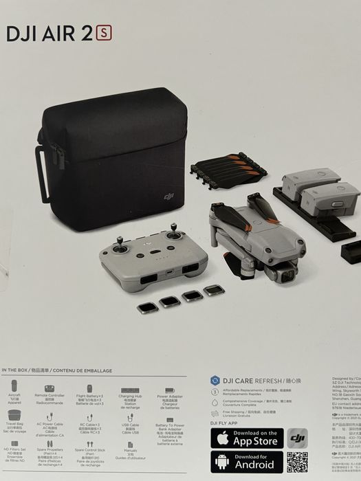 Drone DJI Air 2S Fly More Combo (5.4K • - Gray)64551614625411124