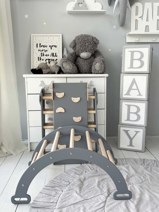 сірий піклер - арка монтесорі краща ціна ручна робота, виробник