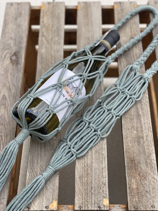 Torebka siatka na butelke/ na wino/ prezent