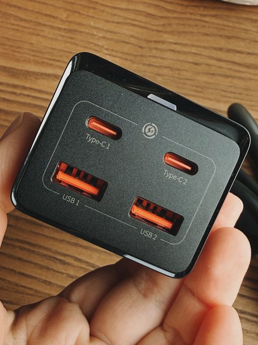 мережевий адаптер Baseus 100W GaN3 Pro Desktop Fast Charger