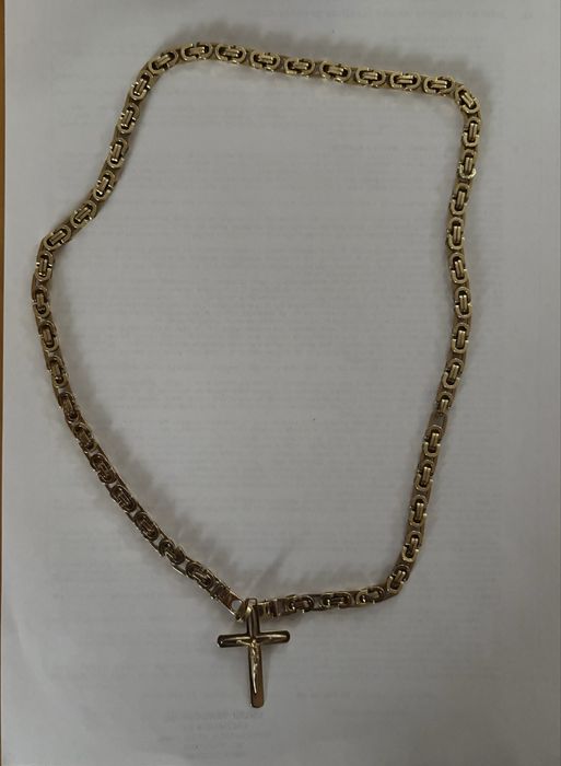 Złoty łańcuszek Splot Krolewski